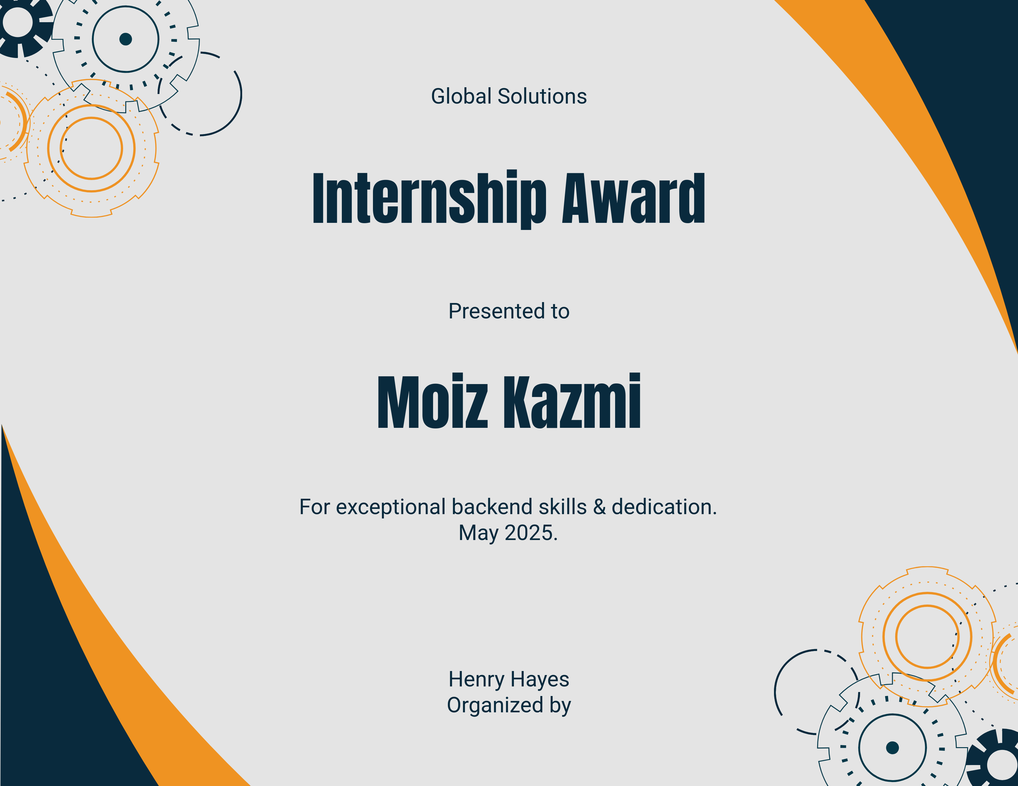 Certificate 3